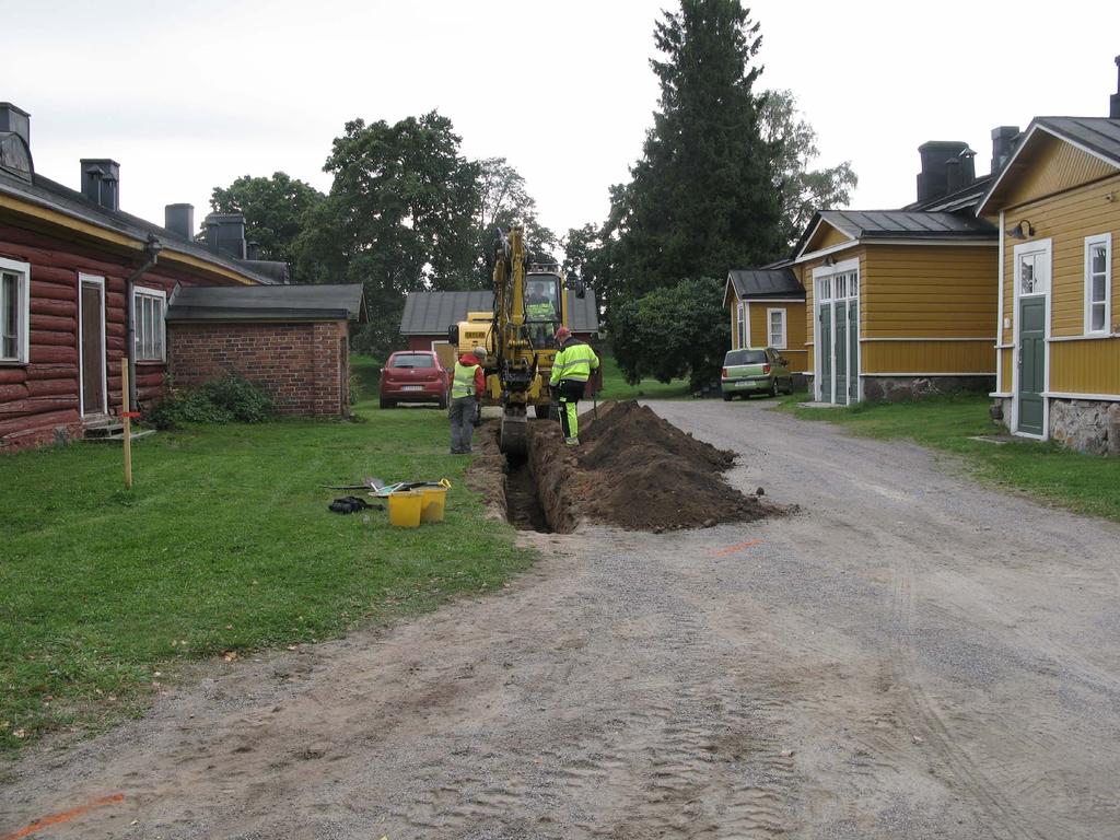 Lappeenranta Pokrovanaukio viemäröintitöiden arkeologinen valvonta 7.-18.9.