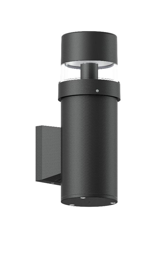 Lightsoft Mini wall luminaires LED IP5 CLASS I A decorative range of cylindrical and square shape wall lanterns with symmetrical light distribution. Developed to compliment the bollard, pillar light.
