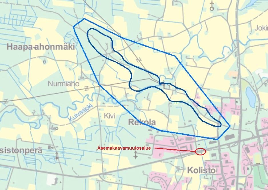 8 / 10 4.5 Suunnittelualueen nykytilanne ja yhdyskuntatekniset verkostot Suunnittelualue käsittää liikenne- ja katualuetta sekä suojaviheraluetta Vt 18 ja Himasentien risteyksen kohdalla.