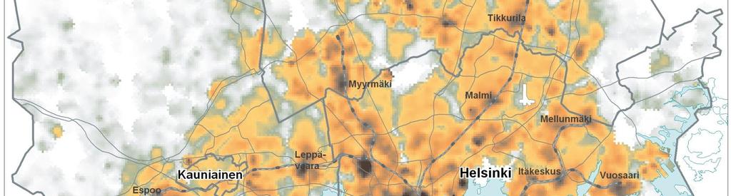 Aluetehokkuusluku ilmaisee