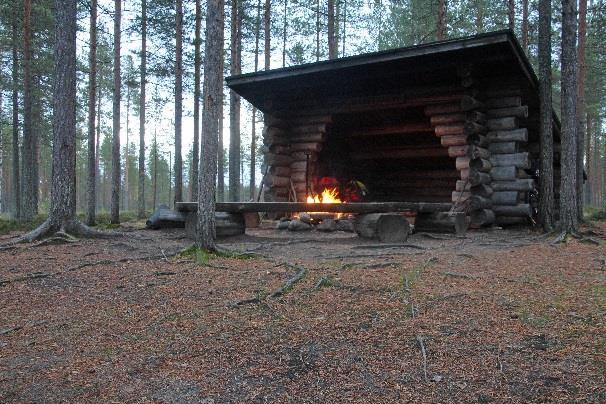 merkit, mutta polkua ei ole muodostunut.