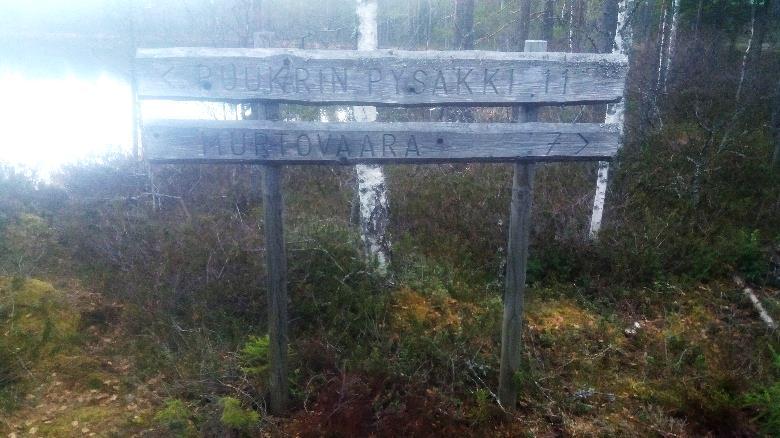 Telttapaikkoja hyvin rajallisesti.