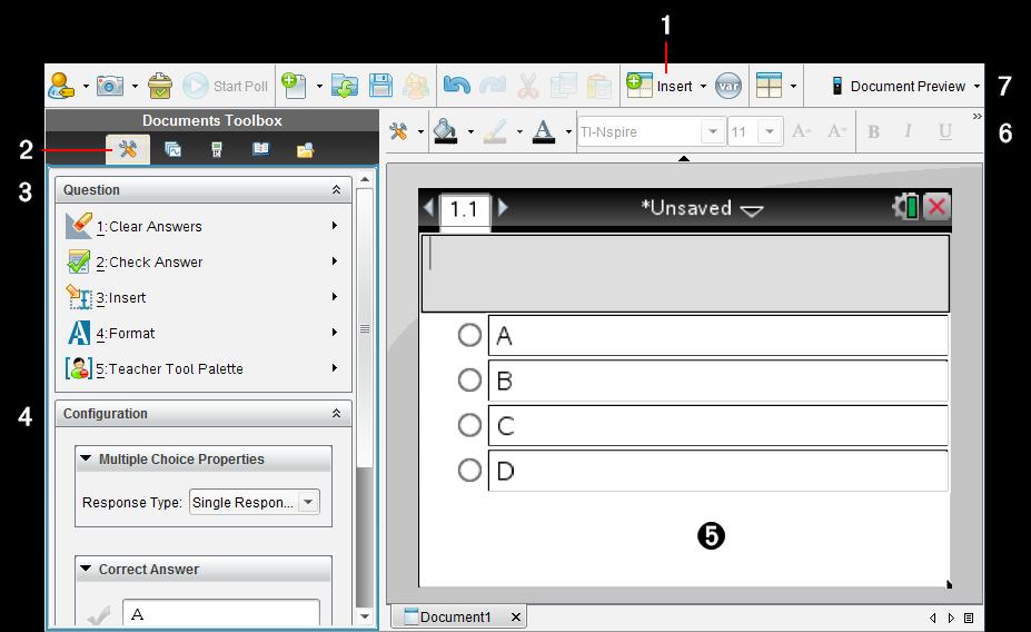 Kysymyksen käyttö Teacher Software - ohjelmistossa Teacher Software -ohjelmiston Kysymys-sovelluksen avulla voit laatia monivalintakysymyksiä tai vapaasti vastattavia, yhtälö-, lauseke-,