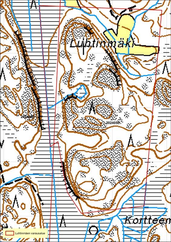 GEOLOGIAN TUTKIMUSKESKUS 2 17.12.2015 Kuva 1. Luhtinmäen tutkimusalue. 2 SUORITETUT TUTKIMUKSET 2.