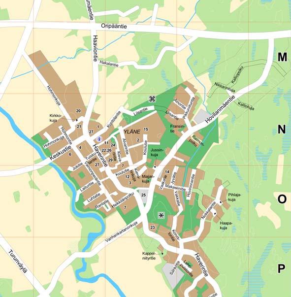 PÖYTYÄN KUNTA Y L Ä N E E N T A A J A M A Yläneen taajaman koillisosan asemakaavan muutos ja laajennus MRL 63 :n mukainen osallistumis- ja arviointisuunnitelma SUUNNITTELUALUE Asemakaavoitettava alue