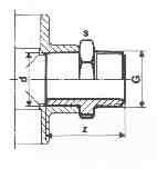 yli vuoden ajan" 19 Jatkosmuhvinippa Adaptor Bushes, equal G d / - ½ - ¾ -2 1-1¼ - 1½ -0 2-1 2 0 I 0 z 2 2 2 1 s 0 1