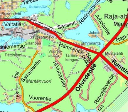 1.2 Kaava-alueen sijainti ja laajuus Suunnittelualue sijaitsee Mustanlahden teollisuusalueella Mänttä-Vilppulan kaupungin itäosassa lähellä Jämsän kaupungin rajaa.