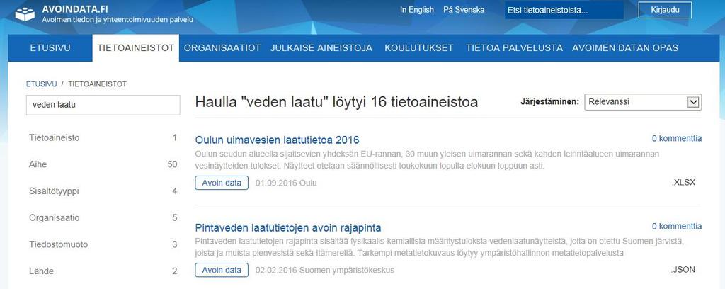 12. Palaa valikkoon Hakuehtojen valinta (kuva 8), lisää hakuehdoksi paikan nimi Kojo 42.. ja tulosta paikat listana sekä Tulosta tulokset taulukkoon (kuva 8). 13.