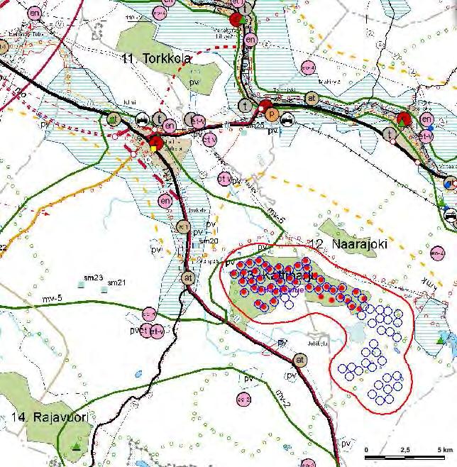 FCG SUUNNITTELU JA TEKNIIKKA OY Kattiharjun tuulivoimapuisto 177 Pohjanmaan vaihemaakuntakaava 2 Pohjanmaan vaihemaakuntakaavassa 2 tarkastellaan uusiutuvien energiamuotojen (ml.