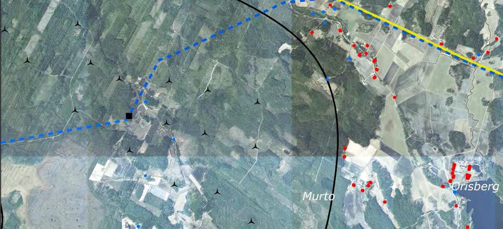 Seljänkankaan alueelta eteenpäin uusi 110 kv