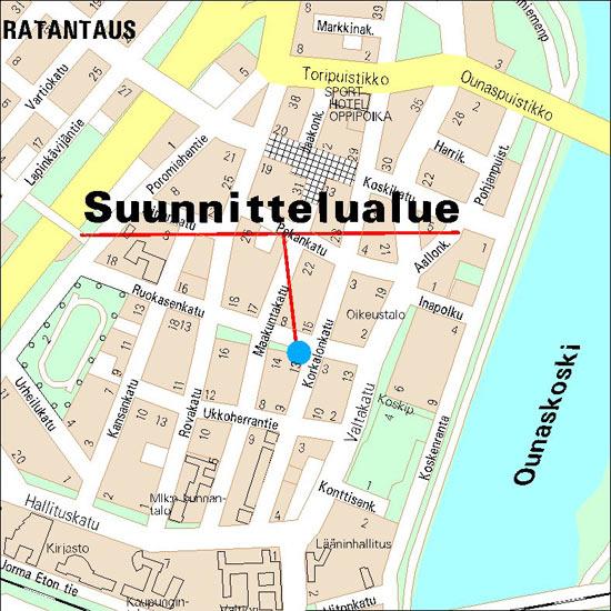 kaupunginosa Ruokasenpuisto Sijainti: Suunnittelualue sijoittuu Ruokasenpuistoon. Uusin vaihe: Kaupunginhallitus 22.8.2005, 274 Käsittelyvaiheet: Tekninen lautakunta 18.5.2004, 100, Vireille 6.