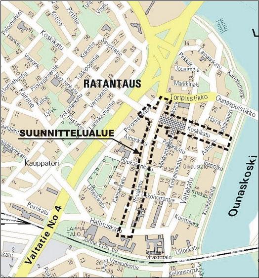 18 ROVAKATU-KÄVELYKATU Asemakaavan muutos on keskeytetty.