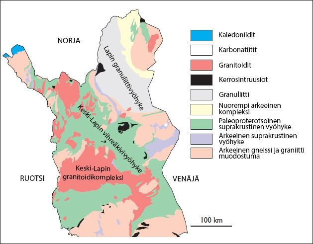 8 3. ALUEELLINEN GEOLOGIA 3.1.