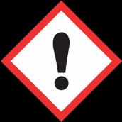 2.2 Merkinnät Varoitusmerkki Huomiosanalla Varoitus Riskit ym. Ärsyttää voimakkaasti silmiä. (H319) Haitallista vesieliöille, pitkäaikaisia haittavaikutuksia. (H412) Turvallisuus Sisältää 2.