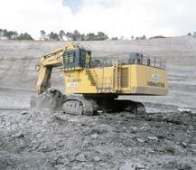 S u u r i m m a n osan koneista omistaa Emosa -yhtiö (Excavaciones Mineras y Obras).