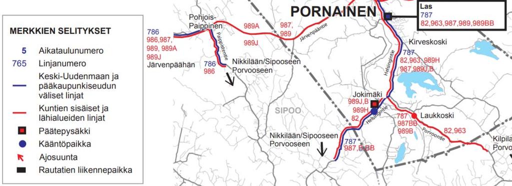 5.46 Kevyen liikenteen yhteys palveluihin ja joukkoliikenne Kevyen liikenteen yhteys keskustaajamaan ja Jokimäen koululle on puutteellinen (kohdan 1.1 kuvat).