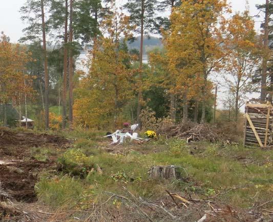 Korttelista avautuu maisema järvelle ja golfkentälle. 3.