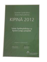 Vuonna 2011 tunnustuspalkinto Kipinä myönnettiin Turun Sydänyhdistykselle Liikkuva sydän piirustuskilpailun järjestämisestä Turun alakouluille.