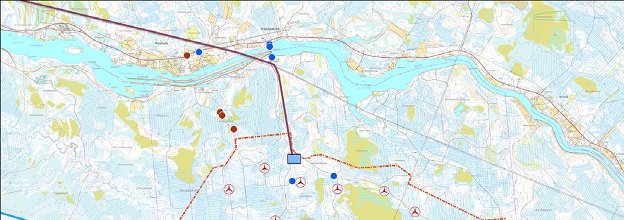 Iin Pahkakosken tuulivoimapuisto 52 (56) kosteikoiden reuna-alueilla ja pihoilla. Pohjanlepakot voivat lentää pitkiäkin matkoja ruokailemaan. Sen päiväpiilopaikat sijaitsevat esim.