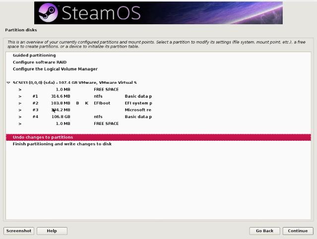 6 4 ASENNUS Asennus aloitetaan boottamalla asennusmedia, kuten missä tahansa käyttöjärjestelmän asennuksessa. SteamOS:ssä on kaksi asennusvaihtoehtoa, automaattinen ja edistynyt.