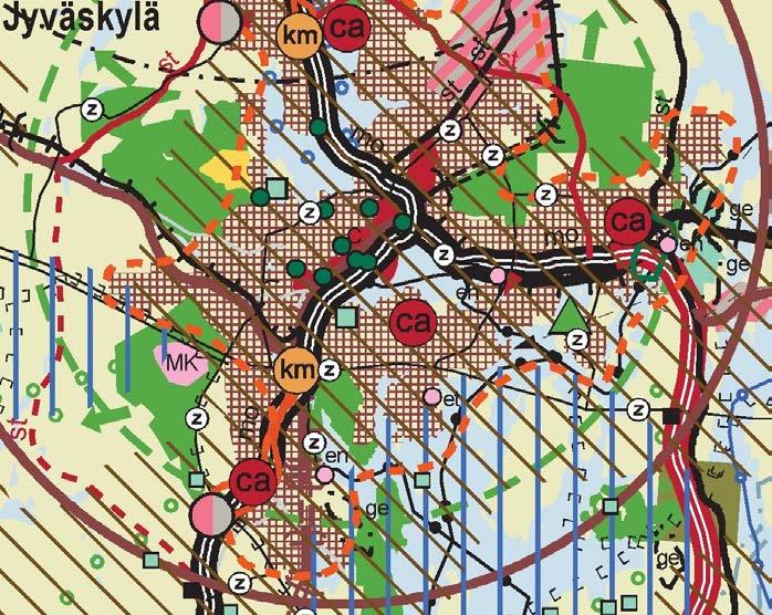 vaihemaakuntakaavaa sekä Pirkanmaan 1. maakuntakaavaa Jämsän Länkipohjan osalta. Kaavoitusprosessin yhteydessä arvioidaan voimassa olevia kaavoja.