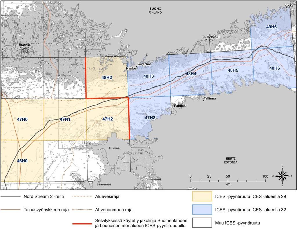 3 kuvaamaan kalastuksen intensiteetin jakautumista alueittain, mutta koska vain suurten kalastusalusten ( 12 m alukset/ 15 m ennen 2012) on pakollista käyttää VMS-järjestelmää, jää tieto pienemmistä