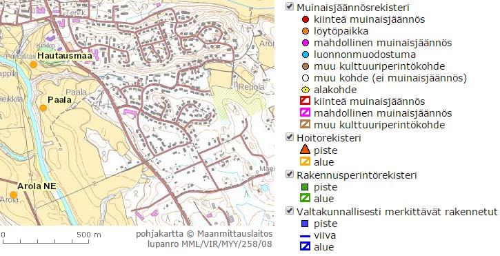 tö ja maisema Kaava-alue on rakennettua aluetta.