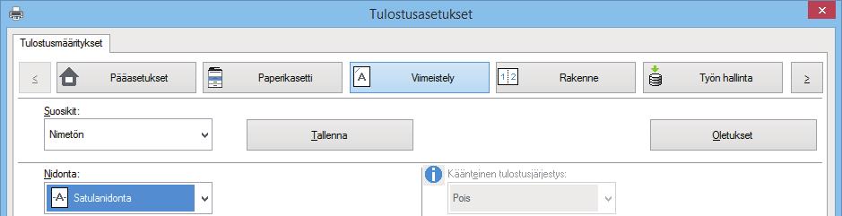 3 D 4 A1 Tasot 1-4 Tulostuspuoli alaspäin (1)* A1 B2 Etu (2)* B2 C3 C3 Ohisyöttötaso, taso 5/6 Tulostuspuoli ylöspäin (3)* D4 D4 Taka * Pitää muuttaa