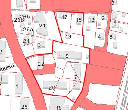 4.3 Maanomistus Lempäälän kunta omistaa alla olevaan karttaan vaaleanpunaisella merkityt alueet. Muut kiinteistöt ovat yksityisomistuksessa. 5.