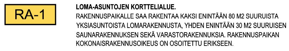 Nosto Consulting Oy 16 (19) 4.3. Aluevaraukset Korttelialueet Kaavamerkinnät ovat ympäristöministeriön voimassa olevien ohjeiden mukaisia.