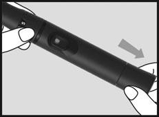 pistolaitetta ihoa vasten. Kokeile, mikä yhdistelmä sopii sinulle ja toimii parhaiten. 5. Lataa pistolaite vetämällä uudelleenlatauspäästä.