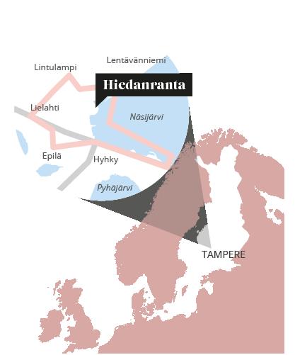 Tampereen keskus, jossa kukoistavat uudet ideat,