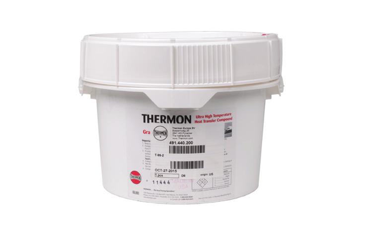LÄMMÖNSIIRTOMASSAT LÄMMÖNSIIRTOMASSAT LÄMMÖNSIIRTOMASSA T-99 Thermon T-99 lämmönsiirtomassa on kehitetty soveltumaan erityisesti suuriin lämpötiloihin.