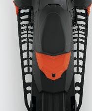 FlexEdge-teknologia KYB Pro 40R + RAS2 REV-XM -astinlaudat BRP-Rotax on vuosikymmenten ajan määrännyt tahdin moottori kelkkojen moottoritekniikan kehityksessä.