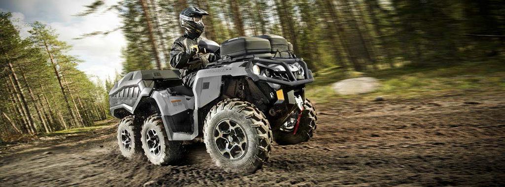 Power Freedom Confidence Comfort Versatility Modularity OUTLANDER 6X6 1000 XT sh.