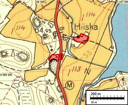 5 ei rakennuksia. Tontilla nykyisin olevat rakennukset sekä pihamaa on siis rakennettu v. 1990 jälkeen.