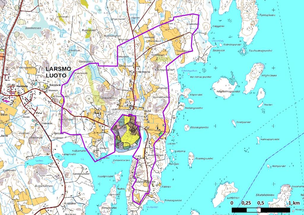 8 (11) 4.2.4 Asemakaava Fagernäsin osayleiskaava-alue rajoittuu Kvarnbackenin asemakaavaan. Asemakaava päivitetään vuoden 2017 aikana. Kuva 8.