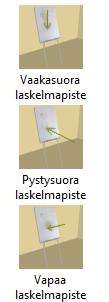 (kuva 37). Sylinterivalaistusvoimakkuus E z ja muodonannon laskemista varten myös vaakatason valaistusvoimakkuus E h.