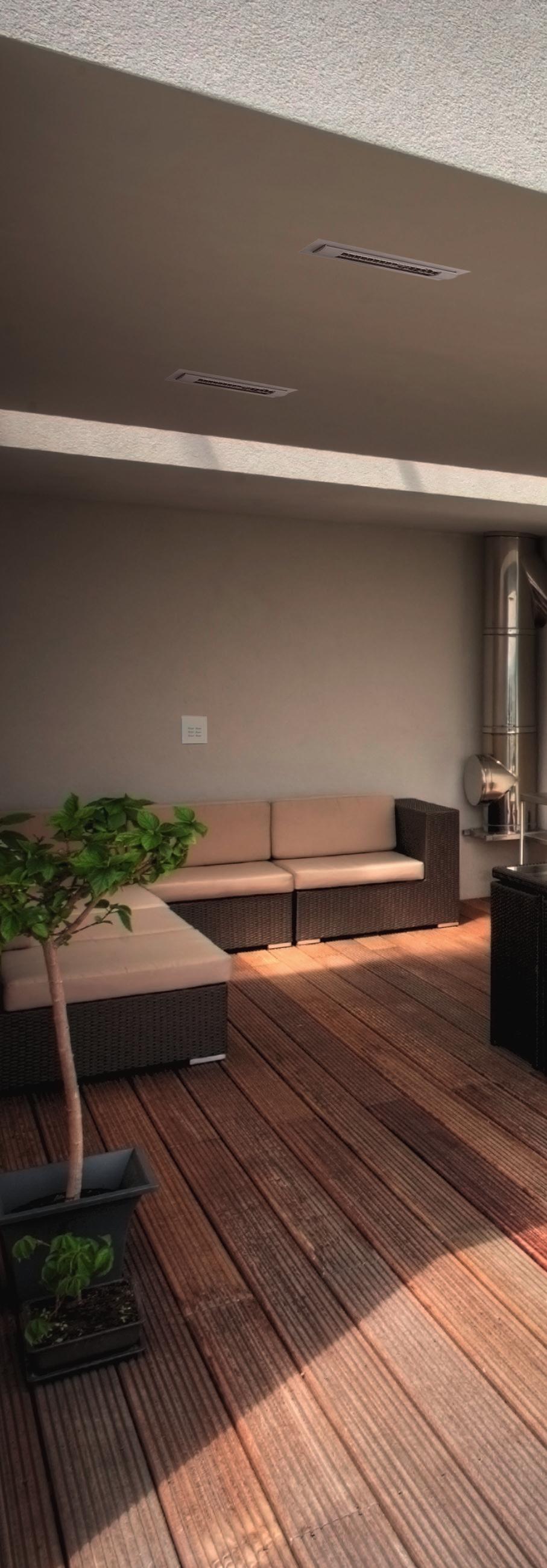 SOLAMAGIC NO-GLARE TEKNOLOGIA SAMA LÄMPÖTEHO 90% VÄHEMMÄN VALOA SOLAMAGIC NO-GLARE - TEKNOLOGIA ON PARAS SOLAMAGIC-tuotteiden ansiosta kausi terassilla ja muissa rakennuksen ulkotiloissa pitenee
