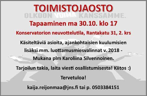 Tervetuloa ruokapalvelujaoston tapaamiseen!
