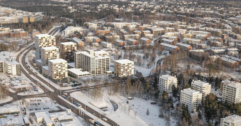 Lapinmäentie Hybridihanke, Helsinki 7 asuintaloa KALASATAMA 200 asunnon rakentaminen aloitetaan kesällä 2018 A-torni