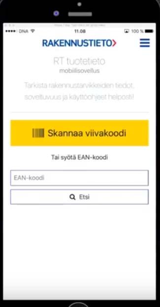 RT Urakoitsijan tuotetieto