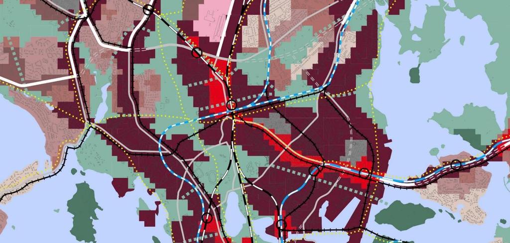 Östersundom ei kuulu kaava-alueeseen Viiva 30 metriä sen alueen