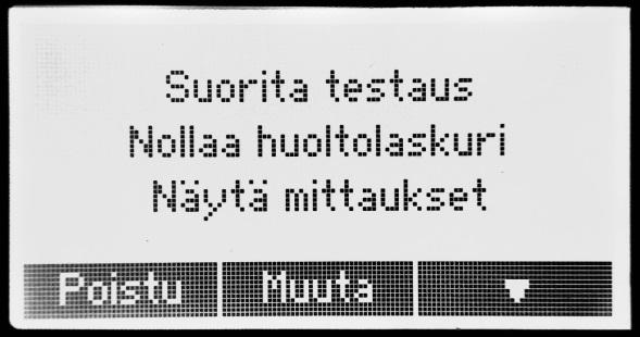 Valikkojärjestelmä: Valikkojärjestelmän asetuksena on vakiona Edistyksellinen kaikki toiminnot näkyvissä ja käytettävissä.