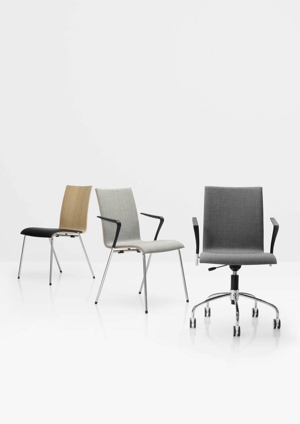 AND DESIGN ANTTI KOTILAINEN The AND collection of chairs offers versatile options for spatial designers.