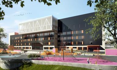 Norja 3 Brynseng skole Keskikäytävä ja luokkahuoneratkaisu johtanut suureen pinta-alaan/oppilas Brynseng skole 11 500 m 2 vs.