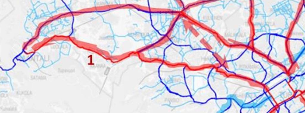 Mt 185 suuntainen pyörätieyhteys välillä