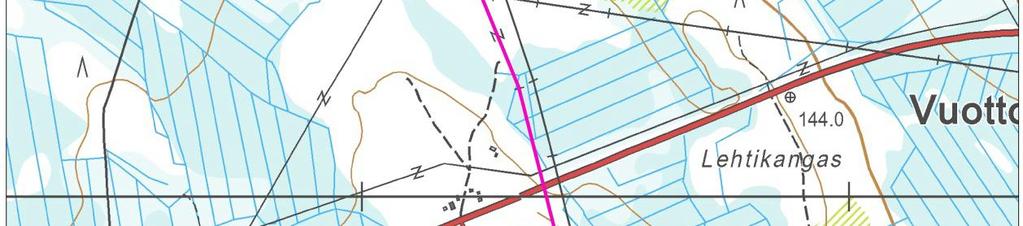 2 Vaikutukset elinympäristöön ja viihtyvyyteen Niiltä osin, kun voimajohto sijoittuu metsämaalle, metsän peitteisyys vähentää voimajohtorakenteiden näkyvyyttä.