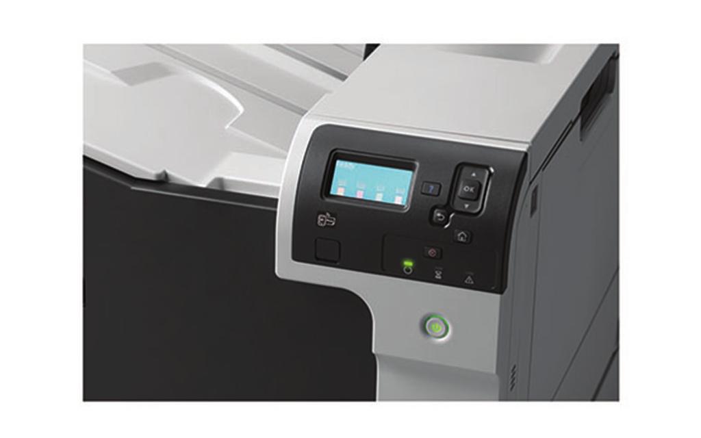 Tiedot HP Color LaserJet Enterprise M750 Printer series Tulosta suuria määriä ammattilaatuisia, värillisiä asiakirjoja monessa eri paperikoossa.
