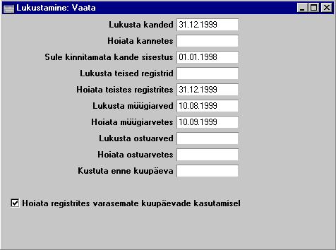 Tšškoha arvuti Kuu lukustamine Kui kasutad Restorani moodulit erinevates kassades, soovid v ib-olla mššrata igale kassale oma mÿÿdavad Artiklid. Nt mÿÿakse jooke Ÿhest kassast ja sšške teisest.